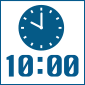 10：00～